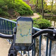 Cycle route navigation app