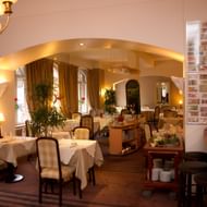 Restaurant at the Hotel Beauséjour in Colmar