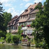 View of Bamberg houses from the Main