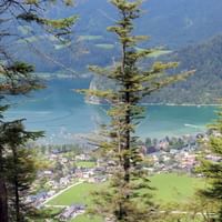 Panorama at lake Wolfgang