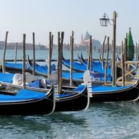 Gondeln in Venedig