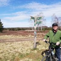 Heath National Park with signposts