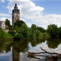 Kirche St. Crucis und Stadtmauer Allendorf