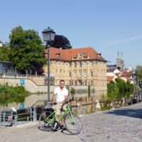 Radweg durch Bamberg