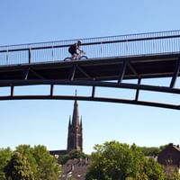 Radstreckenbrücke zwischen Herne und Dortmund