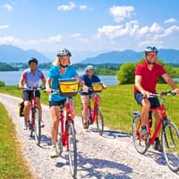 Radweg am Riegsee