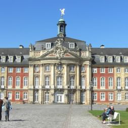 Blick auf das Schloss Münster