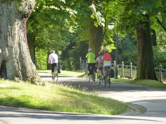 Bike path near Villa Hill