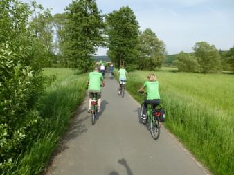 Radfahren im Frühling