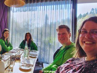 Gemeinsames Abendessen in der Dammühle