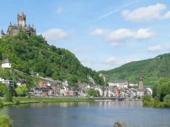 View from the Moselle to the Reichsburg Cochem