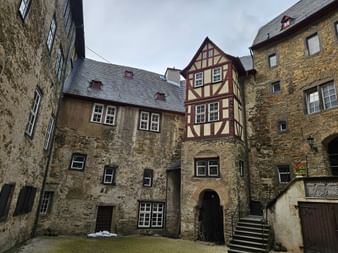 Inner courtyard of Runkel Castle
