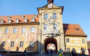 City gate with bridge in Bamberg
