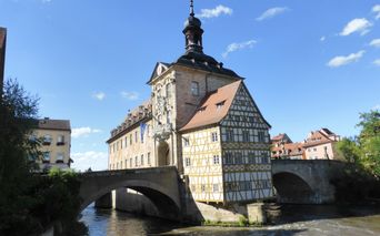 historical city gate of Bamberg
