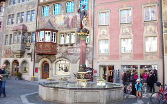 Town fountain Stein am Rhein