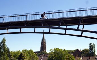 Radstreckenbrücke zwischen Herne und Dortmund