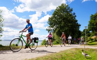 Bike tour between Klink and Waren