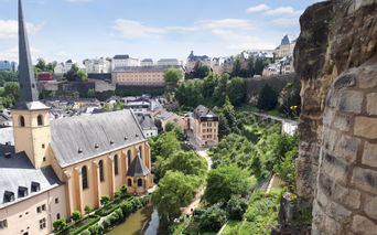 Panorama view of Luxembourg
