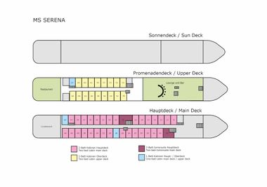 Deck plan MS Serena