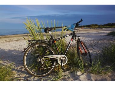 Bornholm Rad am Strand