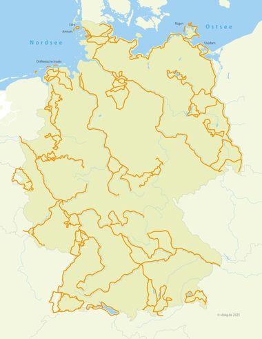 Deutschland Übersichtkarte