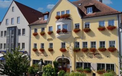 Hotel Adlerbräu in Gunzenhausen von außen