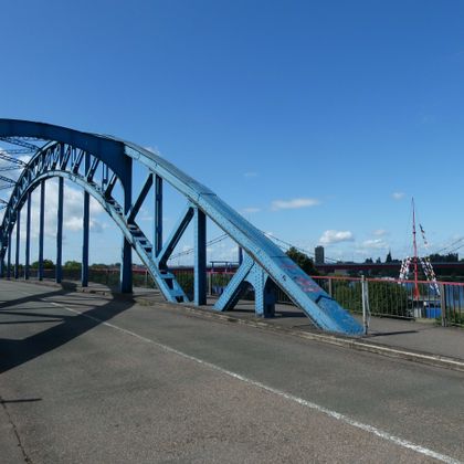 Ruhr-Area-Blue Bridge-Duisburg