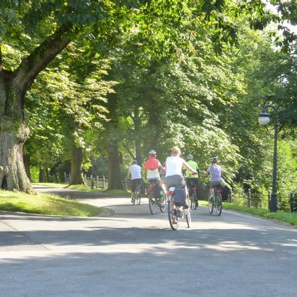 Bike path near Villa Hill