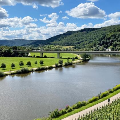 Cycle path near Saarburg