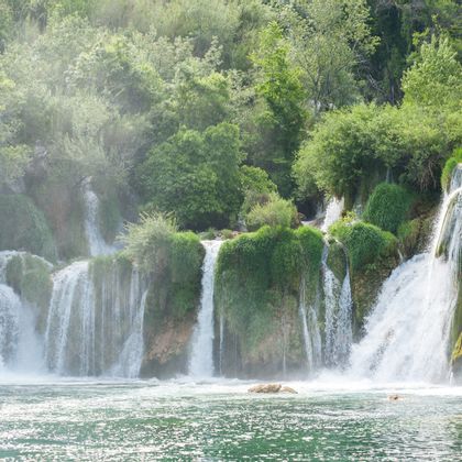 Wasserfall bei Krka