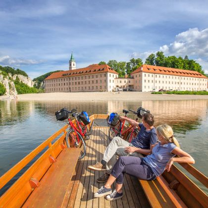 Bootsfahrt zum Kloster Weltenburg auf der Donau