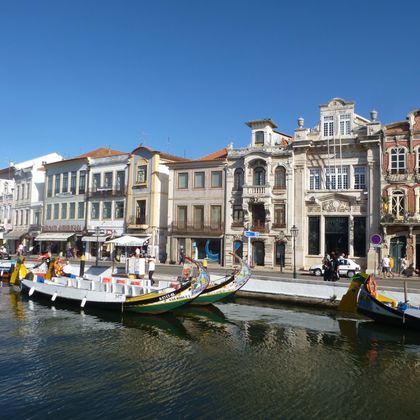 View of the centre of Aveiro from the water