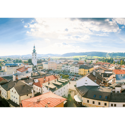 Ausblick auf die Altstadt von Freistadt