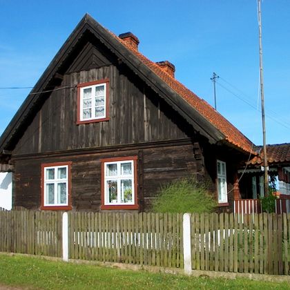 Traditionelles Haus in Polen
