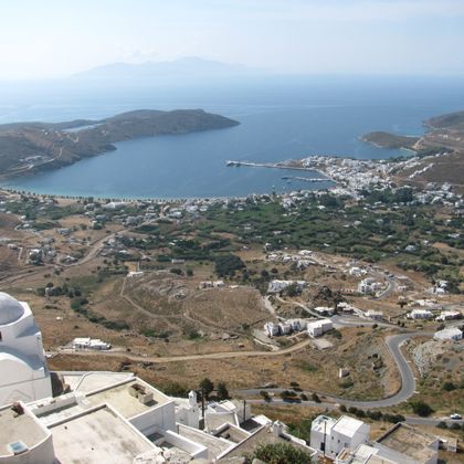 View on the island of Seriphos