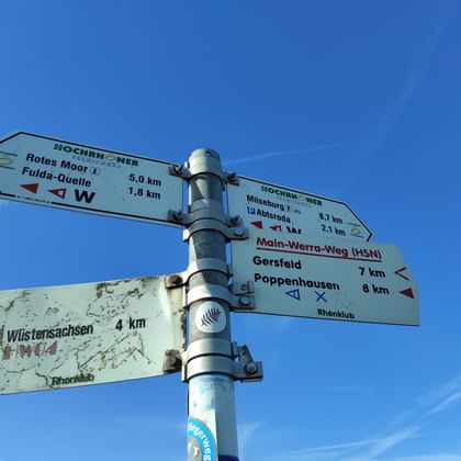 Beschilderung Fuldaradweg