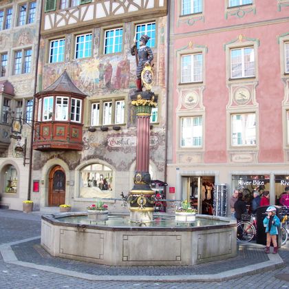 Town fountain Stein am Rhein