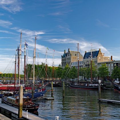 Romantic port in Holland