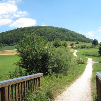 Cycle path between Pappenheim and Solnhofen
