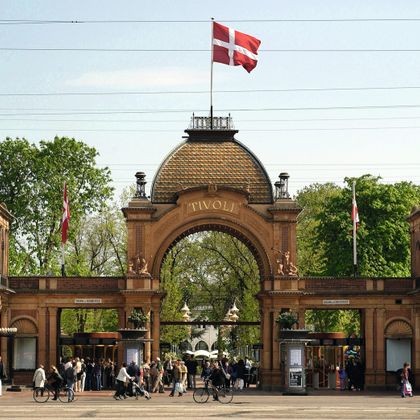 Tivoli Gardens in Copenhagen