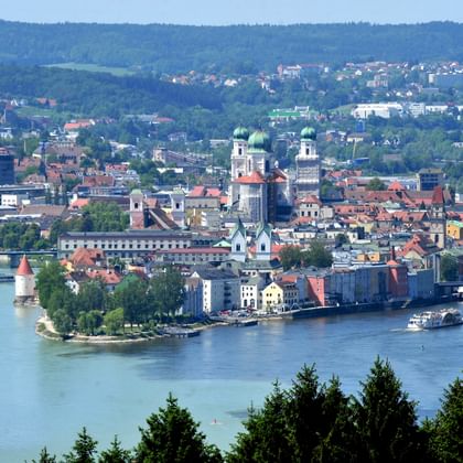 Ausblick auf die Stadt Passau
