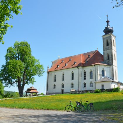 Kirche entlang der Radtour