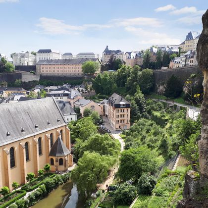 Panorama Blick auf Luxemburg