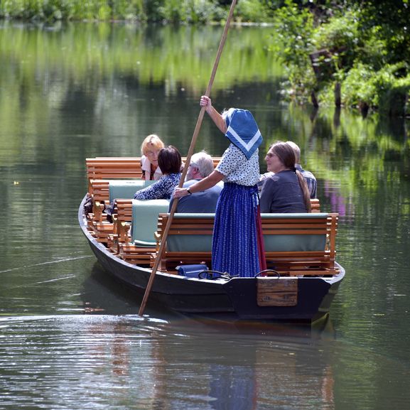 Traditional boat trip through the Spreewald