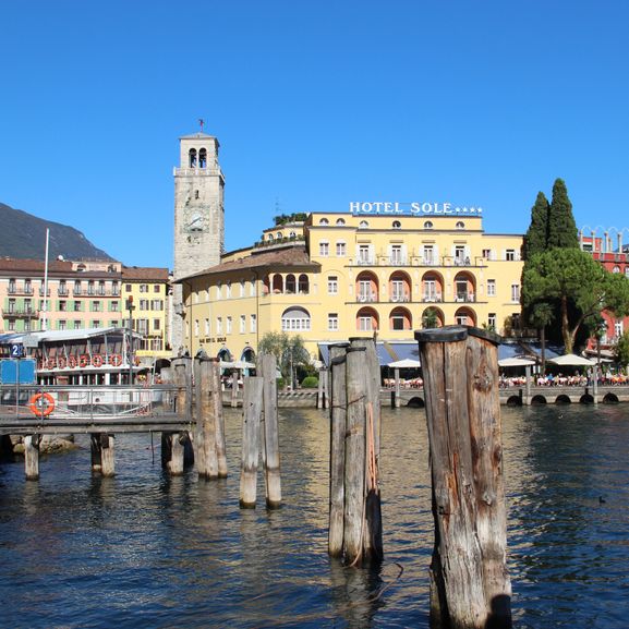 Hafen in Riva am Gardasee