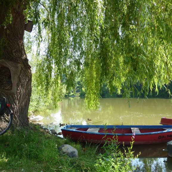 Flussromantik in Melsungen an der Fulda
